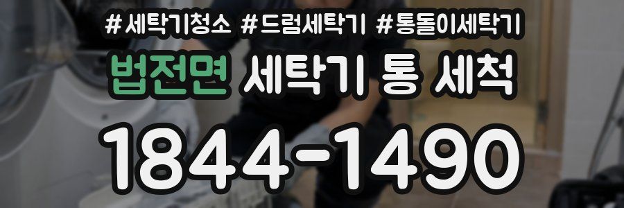 법전면 세탁기 통 세척