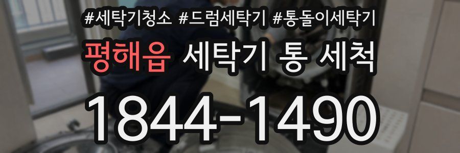 평해읍 세탁기 통 세척