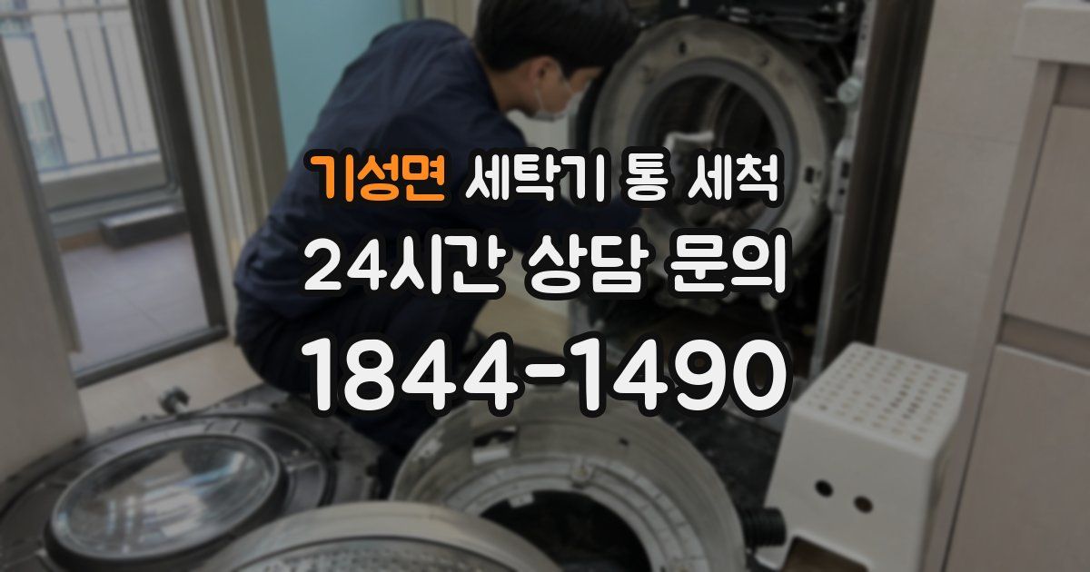 기성면 세탁기 통 세척