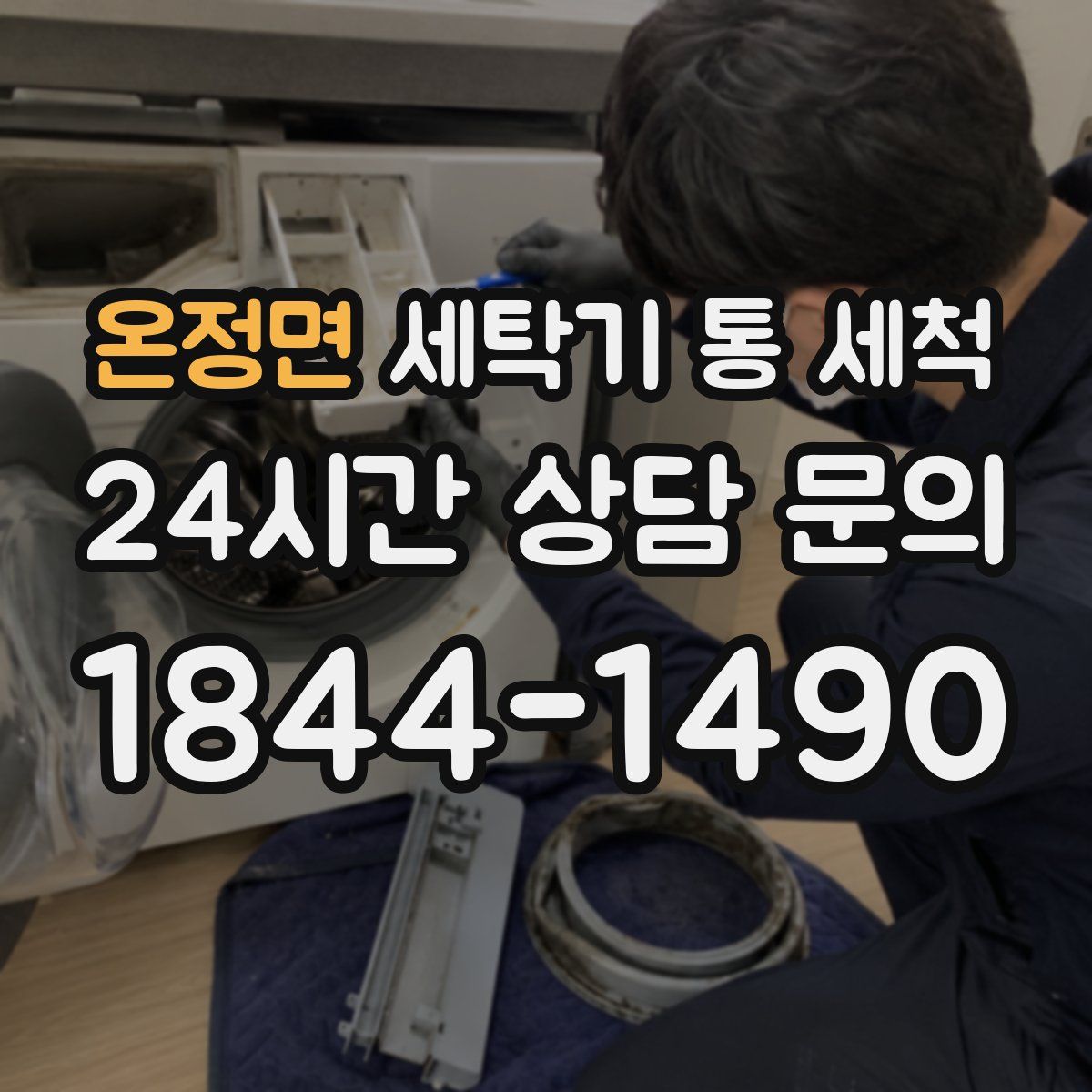 온정면 세탁기 통 세척
