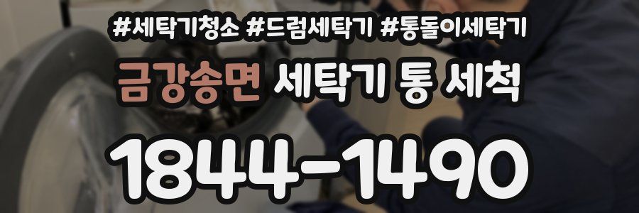 금강송면 세탁기 통 세척