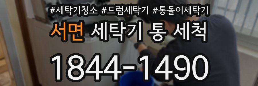 서면 세탁기 통 세척