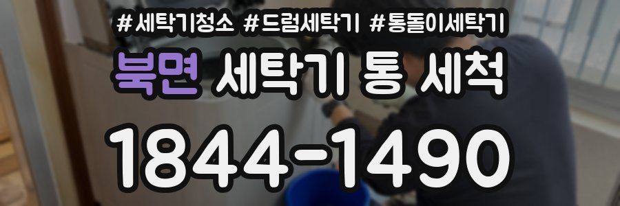 북면 세탁기 통 세척