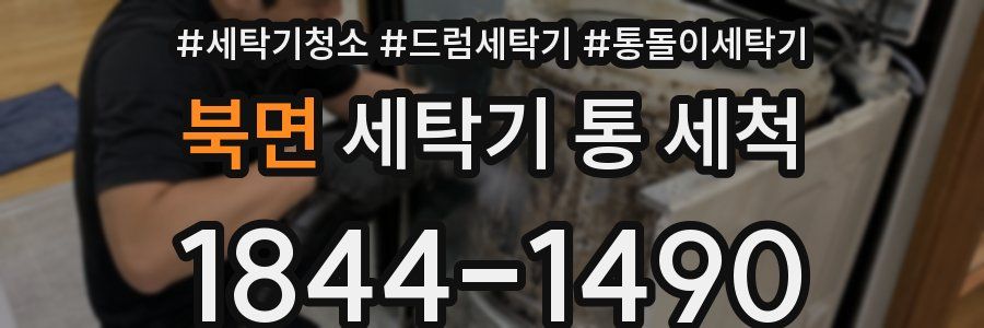 북면 세탁기 통 세척