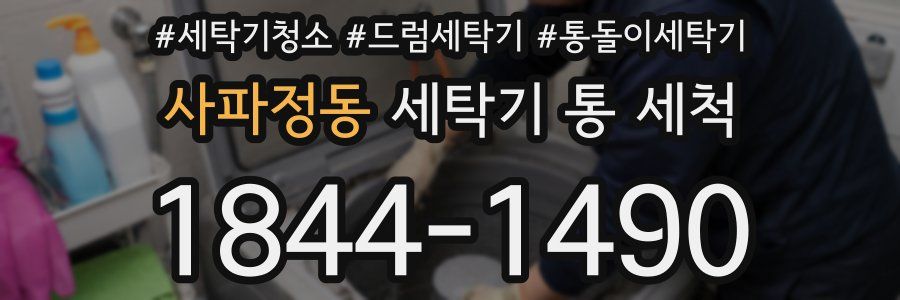 사파정동 세탁기 통 세척