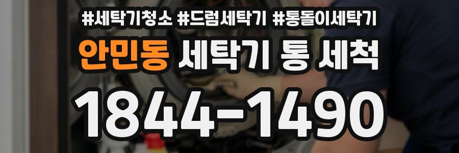 안민동 세탁기 통 세척