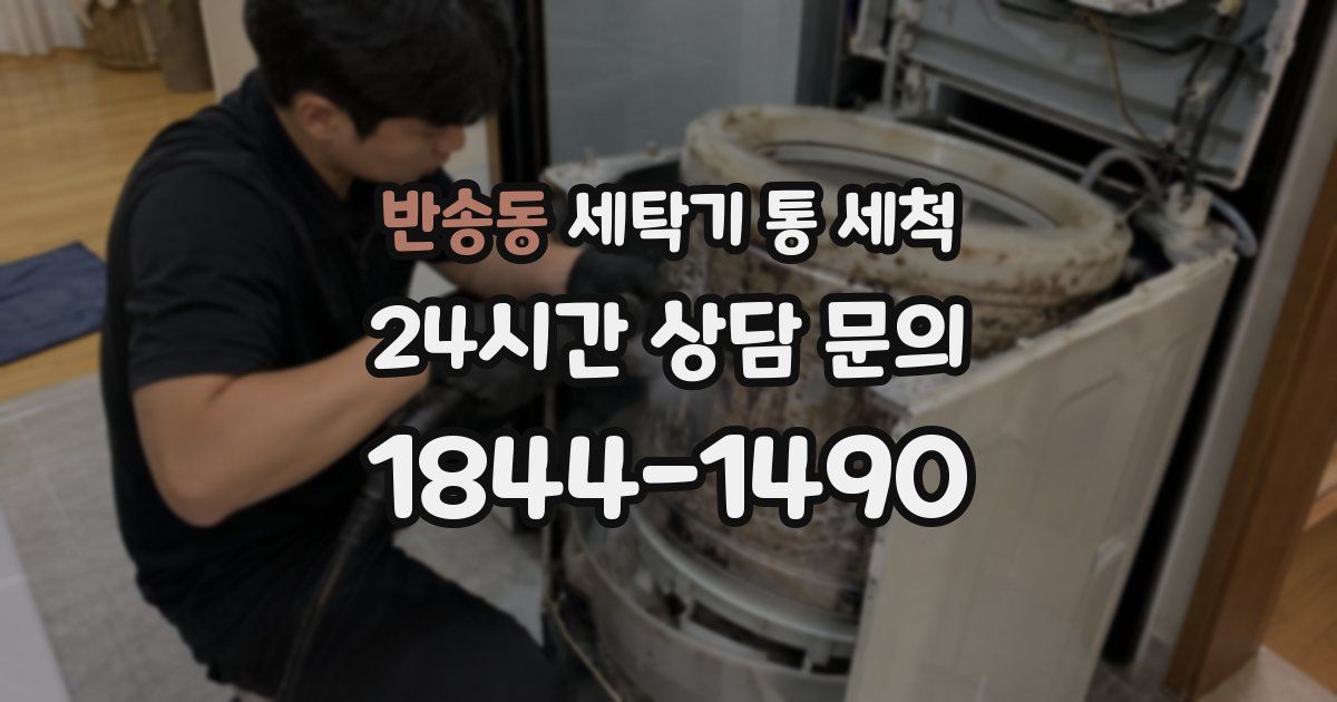 반송동 세탁기 통 세척