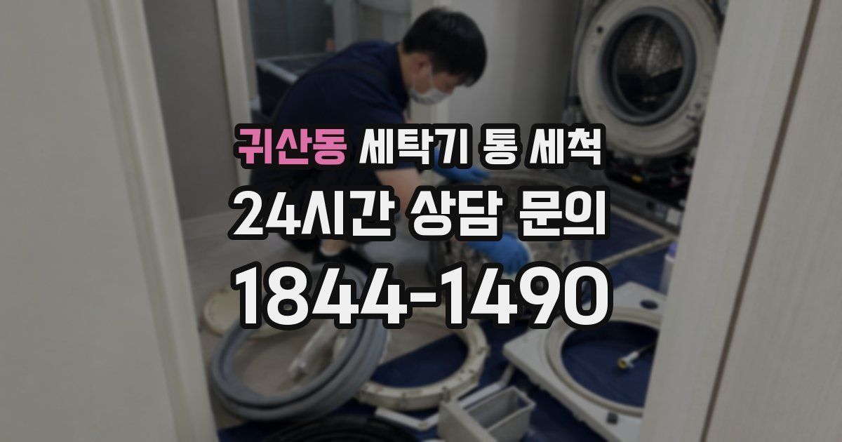 귀산동 세탁기 통 세척