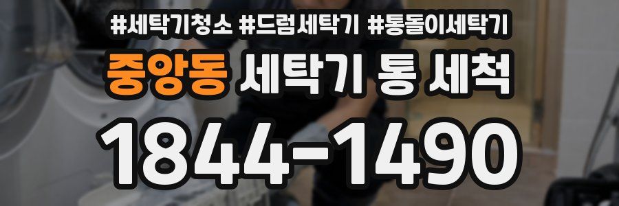 중앙동 세탁기 통 세척