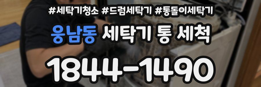 웅남동 세탁기 통 세척
