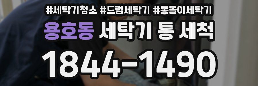 용호동 세탁기 통 세척