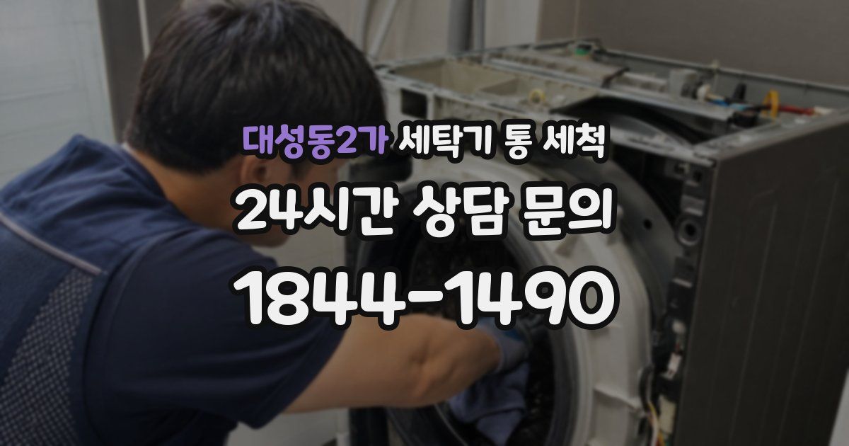 대성동2가 세탁기 통 세척