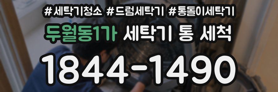 두월동1가 세탁기 통 세척