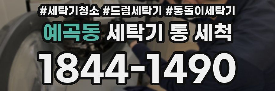 예곡동 세탁기 통 세척