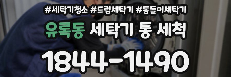 유록동 세탁기 통 세척