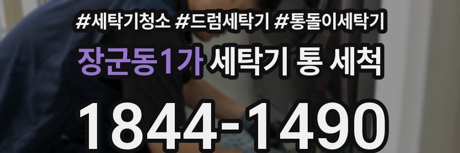 장군동1가 세탁기 통 세척