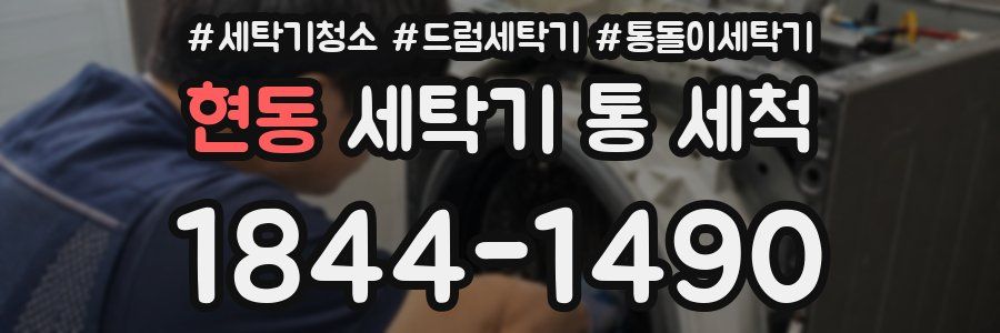현동 세탁기 통 세척