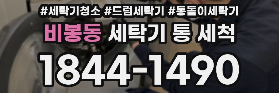 비봉동 세탁기 통 세척