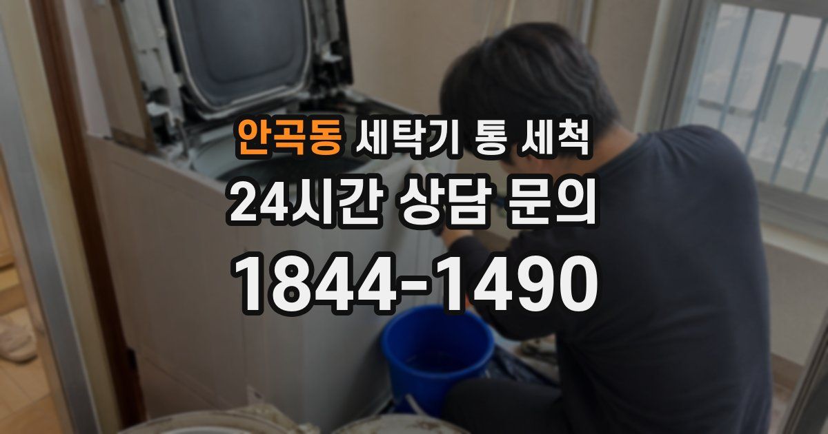 안곡동 세탁기 통 세척