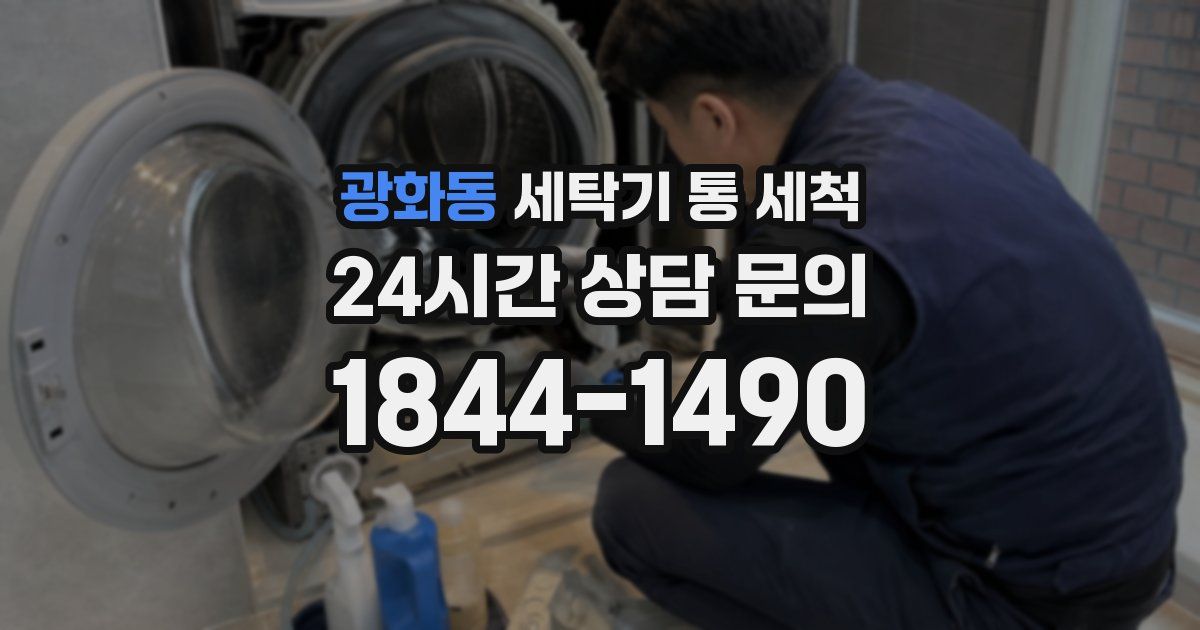 광화동 세탁기 통 세척