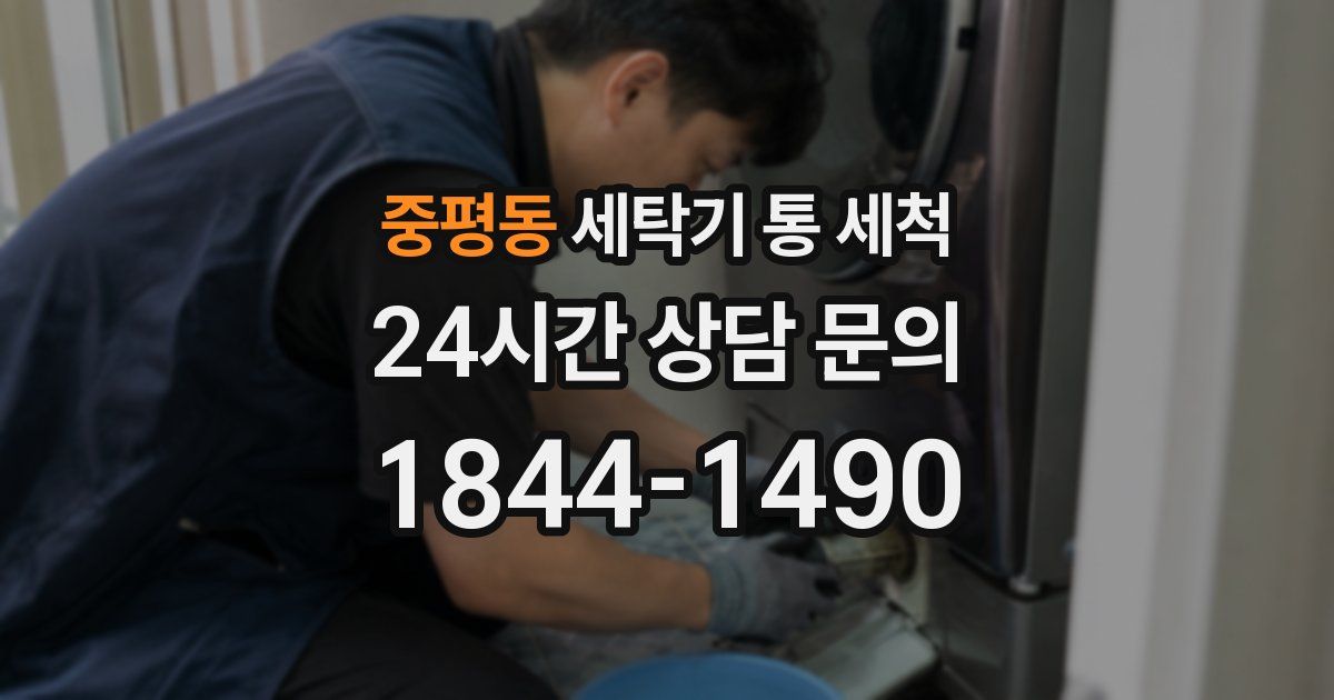 중평동 세탁기 통 세척