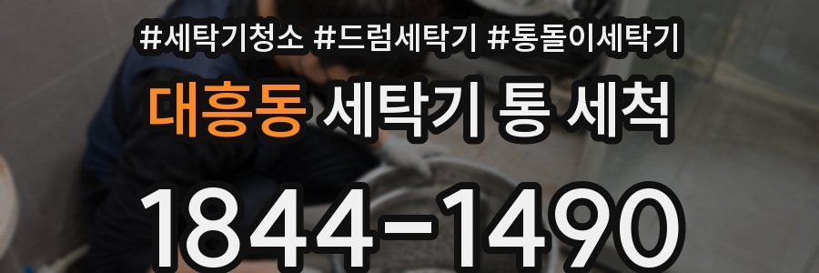 대흥동 세탁기 통 세척