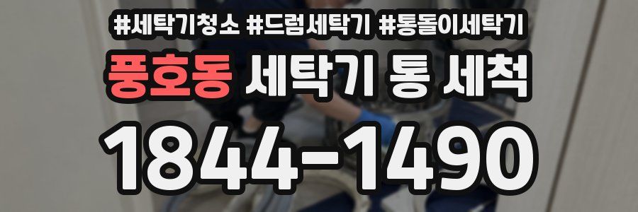 풍호동 세탁기 통 세척