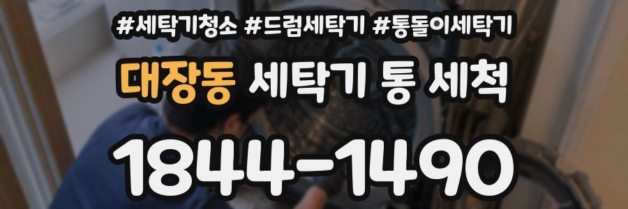 대장동 세탁기 통 세척