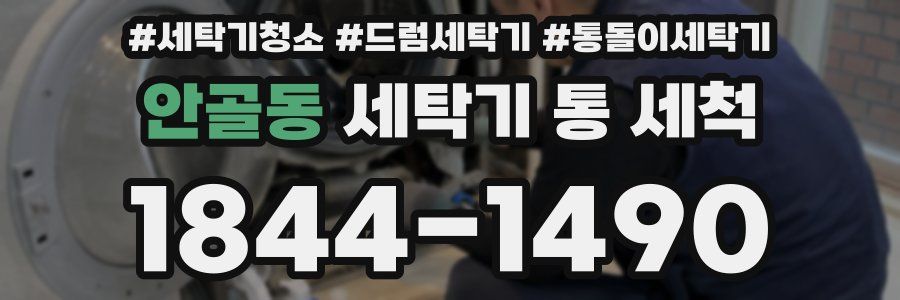 안골동 세탁기 통 세척