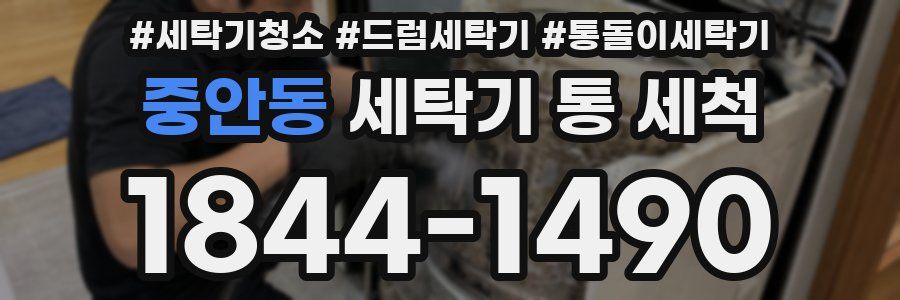 중안동 세탁기 통 세척