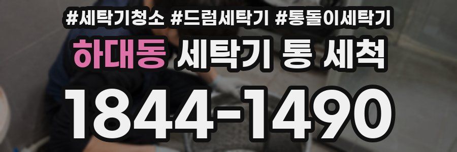 하대동 세탁기 통 세척