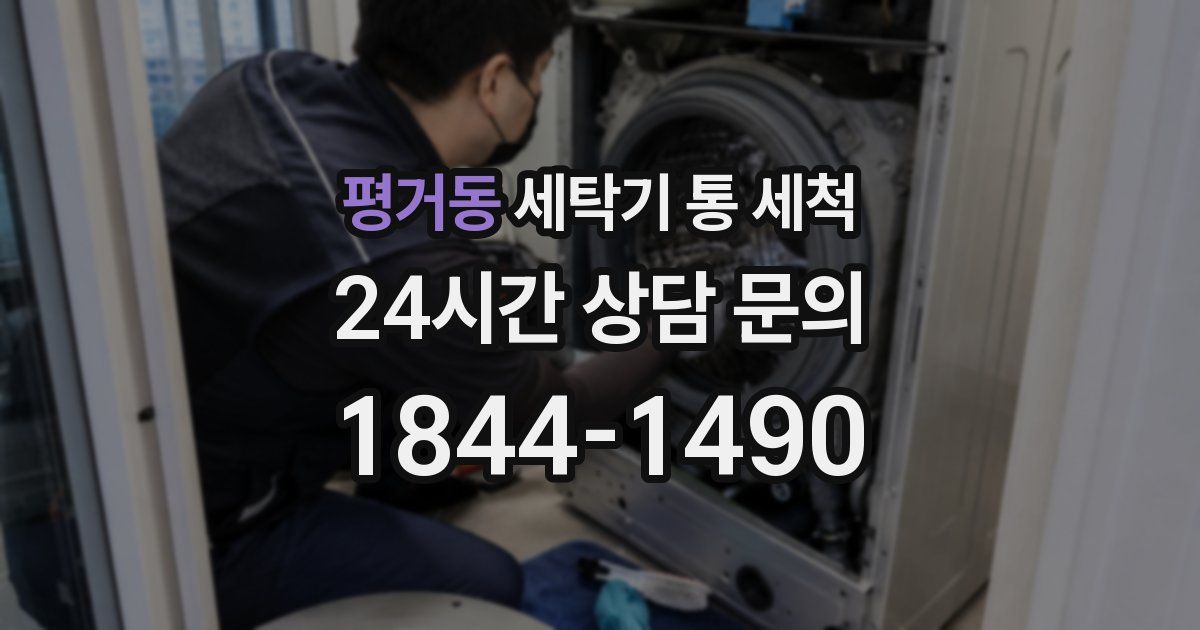 평거동 세탁기 통 세척