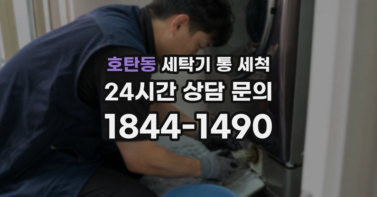 호탄동 세탁기 통 세척