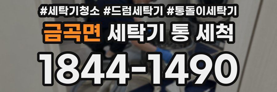 금곡면 세탁기 통 세척