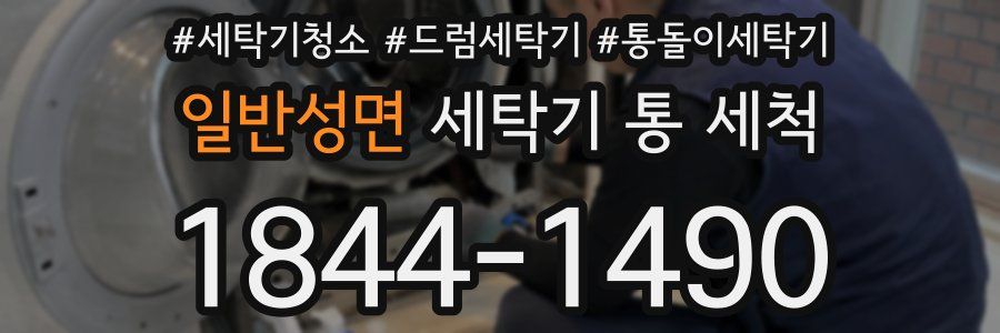 일반성면 세탁기 통 세척