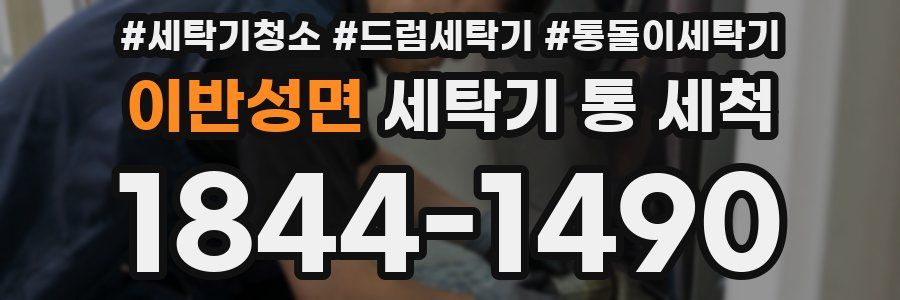 이반성면 세탁기 통 세척