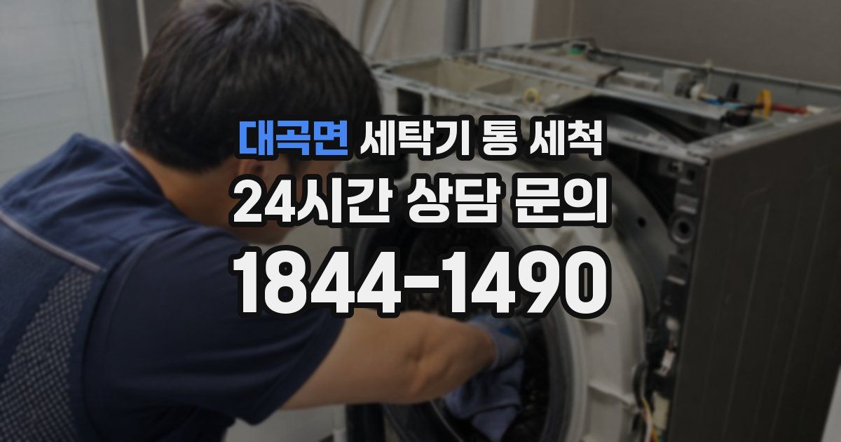대곡면 세탁기 통 세척