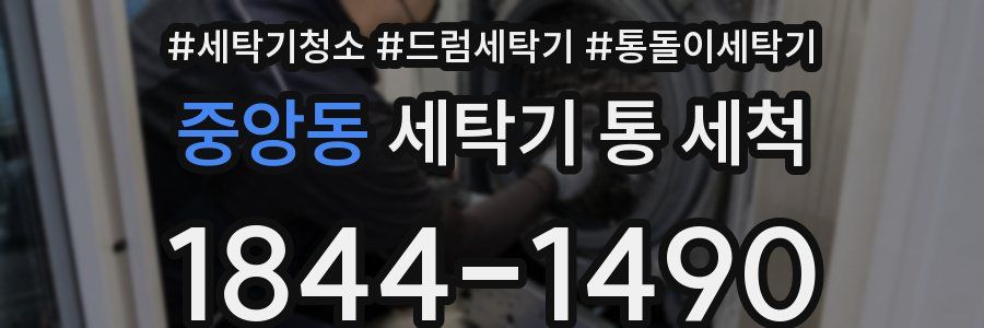 중앙동 세탁기 통 세척