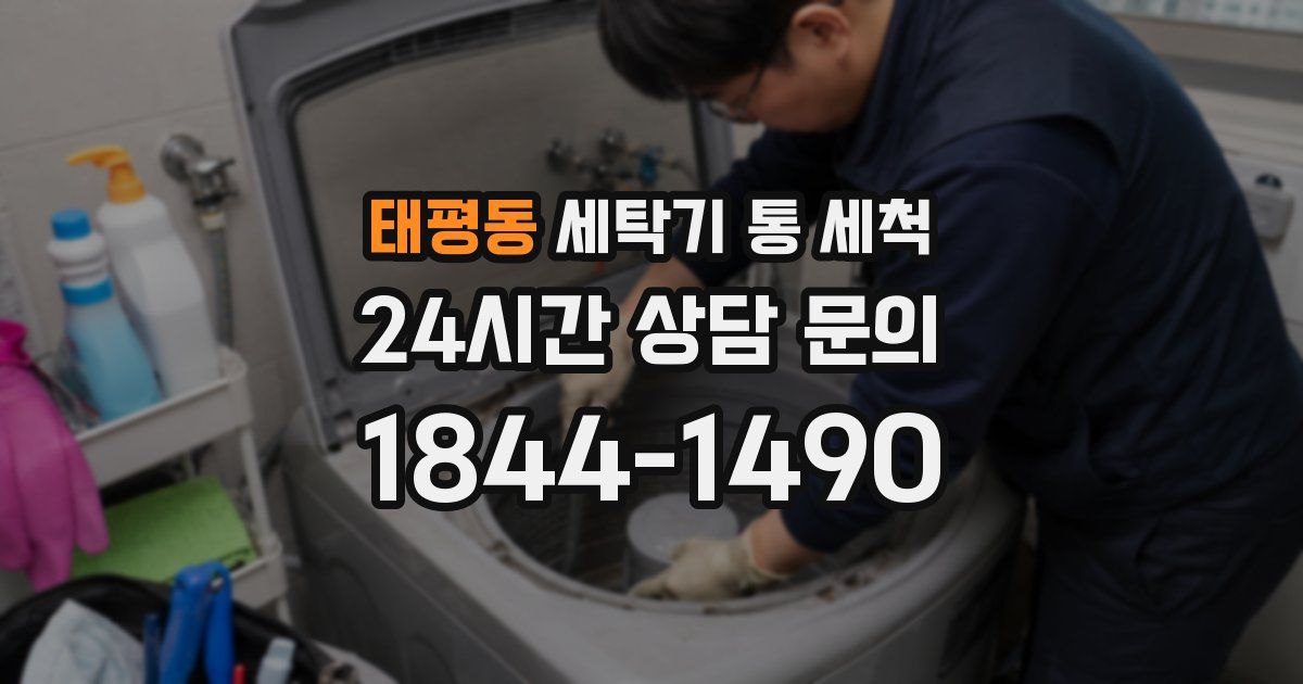 태평동 세탁기 통 세척