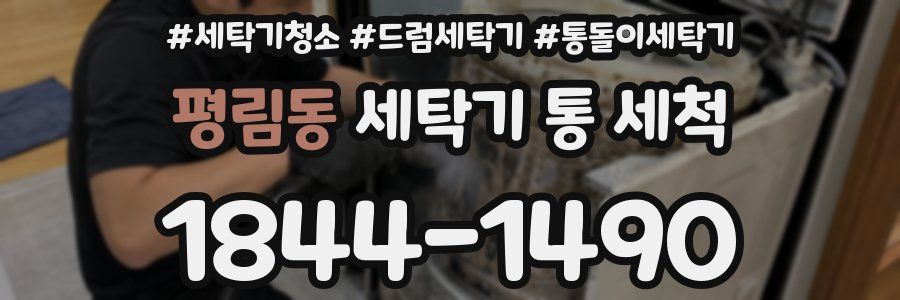 평림동 세탁기 통 세척