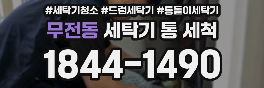 무전동 세탁기 통 세척