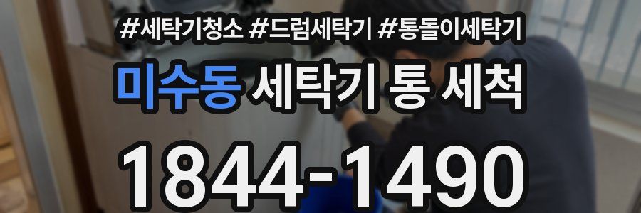 미수동 세탁기 통 세척