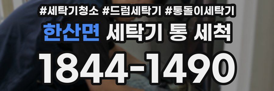 한산면 세탁기 통 세척