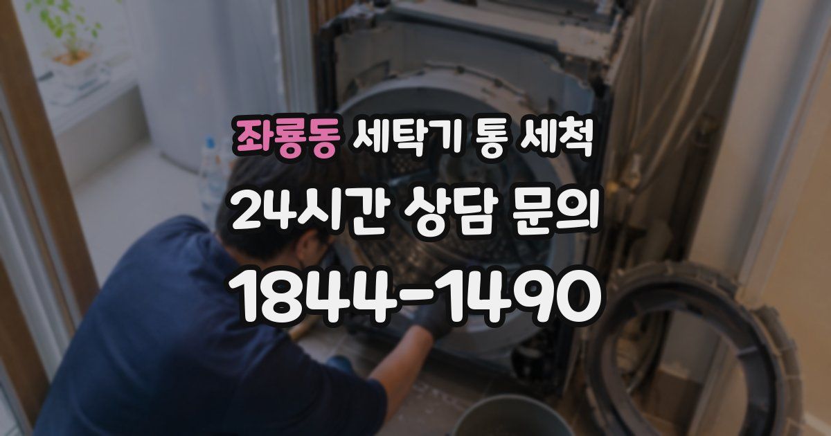좌룡동 세탁기 통 세척