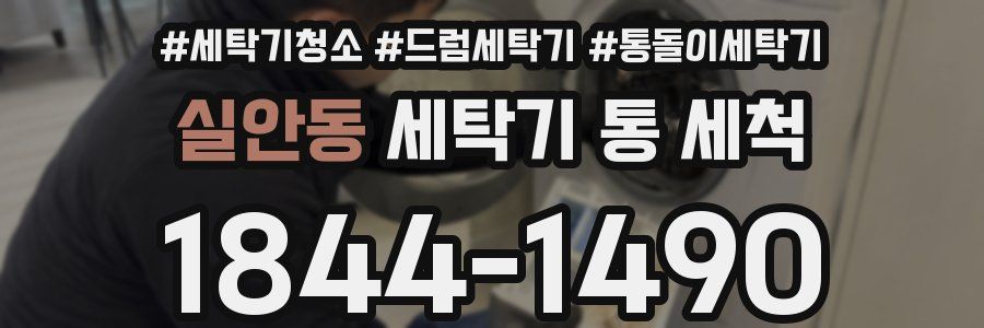 실안동 세탁기 통 세척