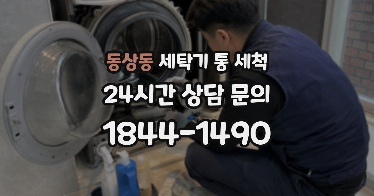 동상동 세탁기 통 세척
