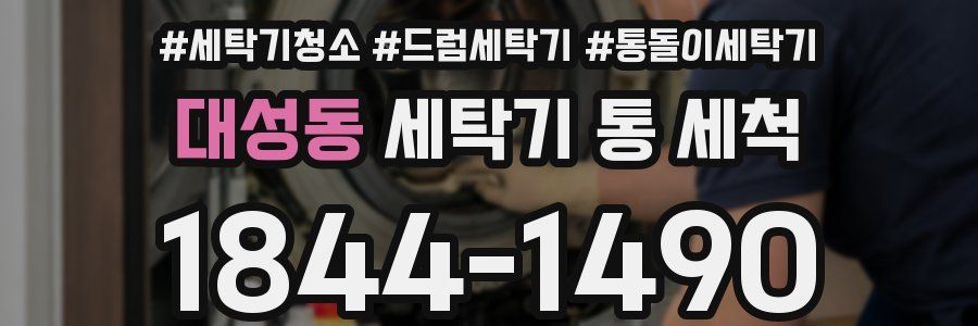 대성동 세탁기 통 세척