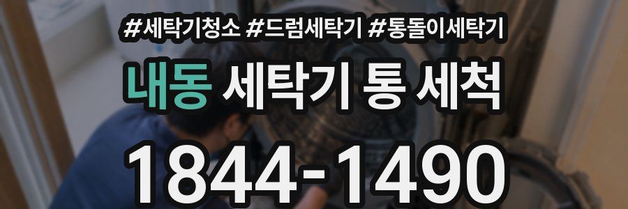 내동 세탁기 통 세척