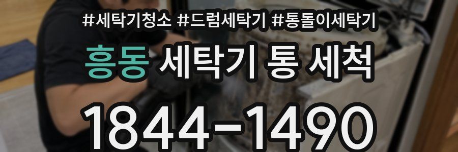 흥동 세탁기 통 세척