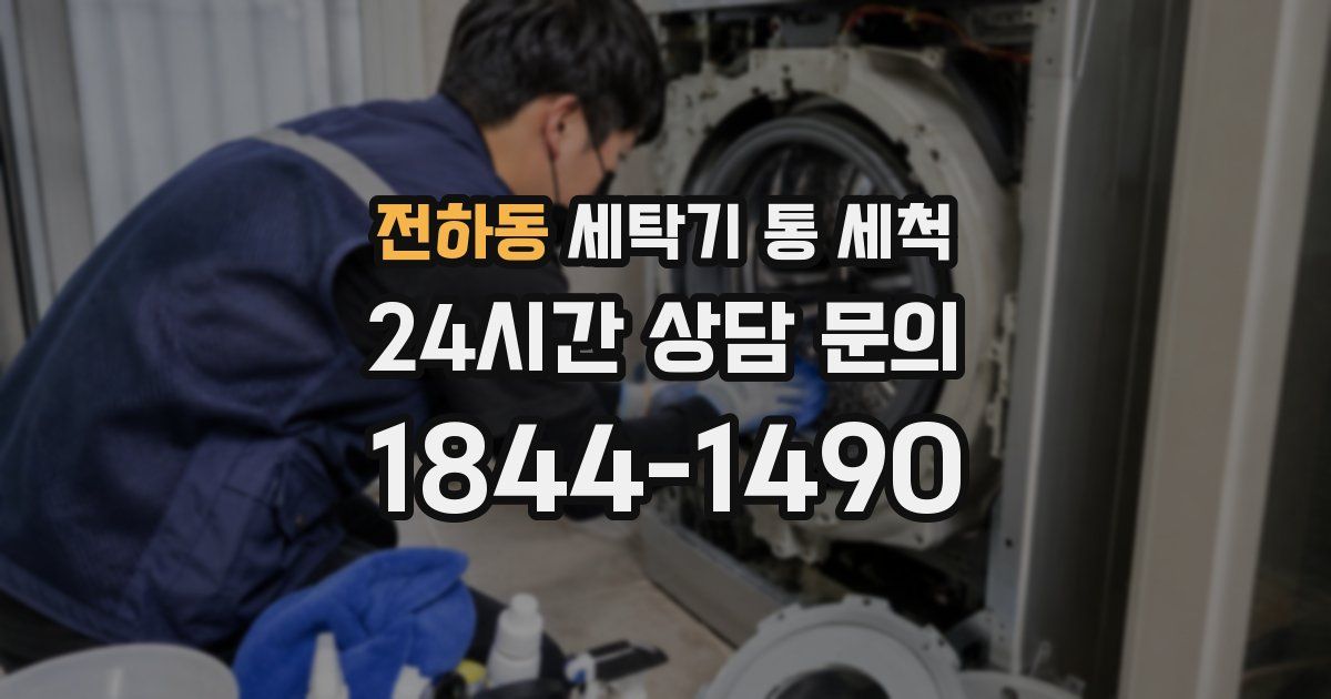전하동 세탁기 통 세척